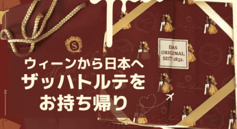 ザッハトルテを持ち帰り！カフェザッハーから日本へ持ち帰りしてみた。